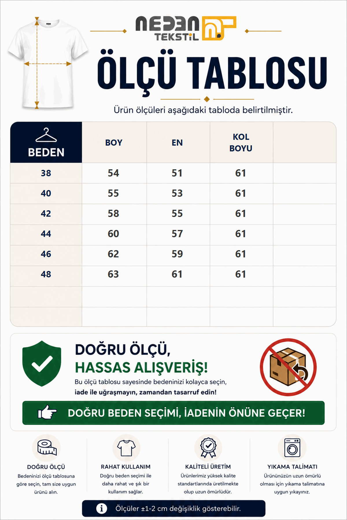Ölçü tablosu