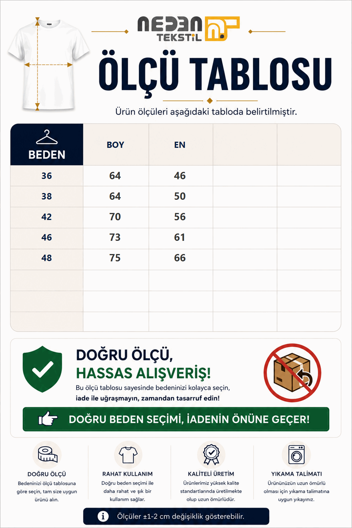 Ölçü tablosu